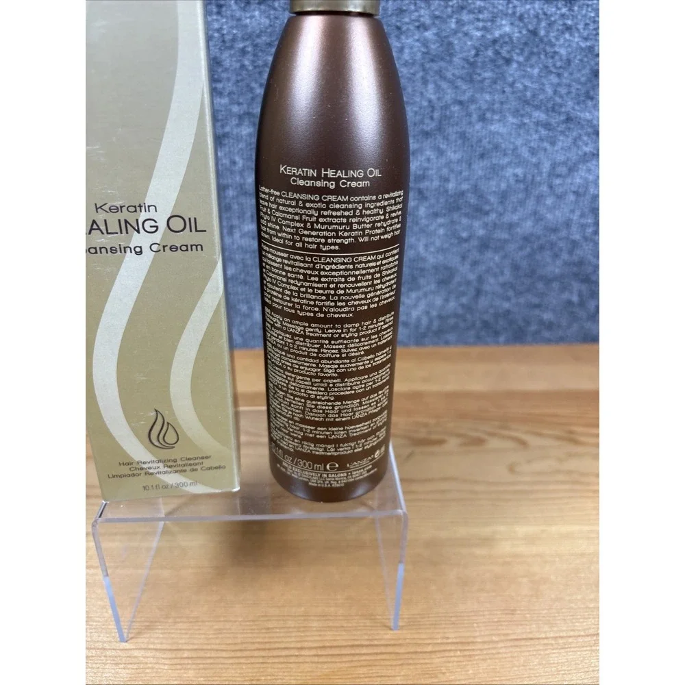 L'anza Keratin Healing Oil Cleansing Cream 10.1 oz~NIB